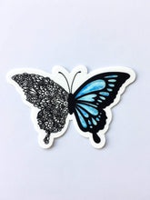 Load image into Gallery viewer, Zentangle Butterfly Sticker
