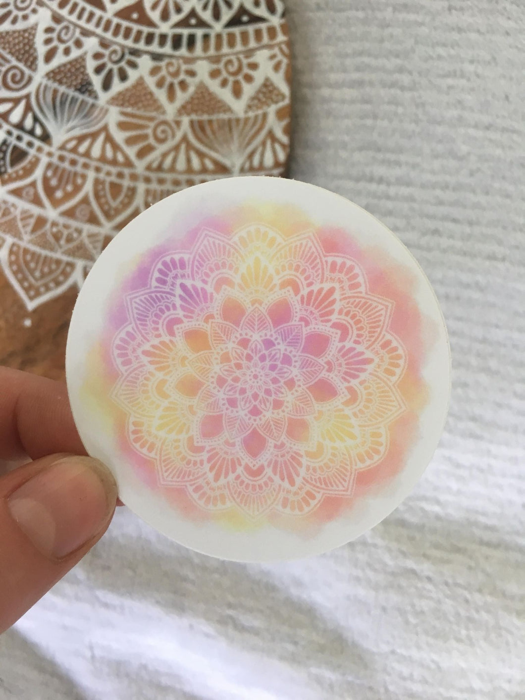Watercolour Mandala Sticker